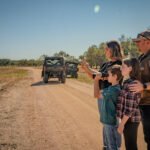 Family on wildlife photography adventure